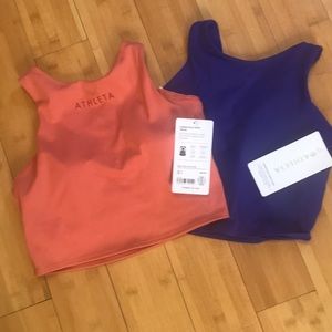 Athleta Conscious Crop & Conscious Crop Train NWT XS D-DD